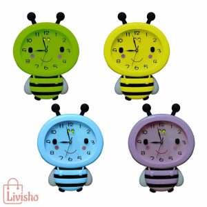 ساعت دیواری اتاق کودک مدل زنبور