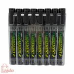 ماژیک گلس برد فلورسنت فلای‌سی مشکی 8 عددی