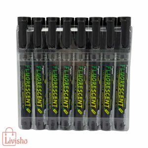 ماژیک گلس برد فلورسنت فلای‌سی مشکی 8 عددی