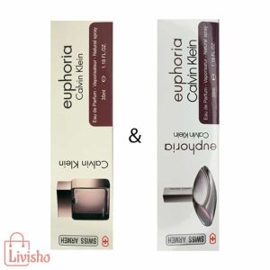 ست عطر جیبی زنانه و مردانه (کاپلی) دو عددی EUPHORIA حجم 70 میلی‌لیتر
