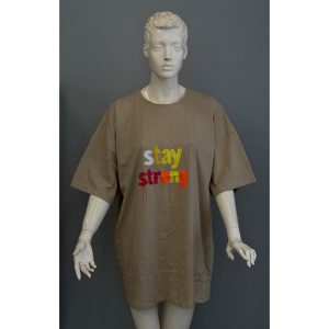 تیشرت طرح Stay Strong سوپر لانگ