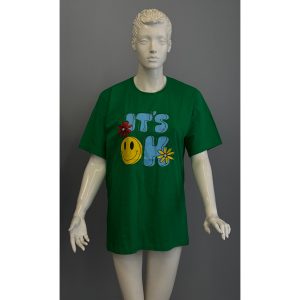 تیشرت طرح Sticker قواره بزرگ