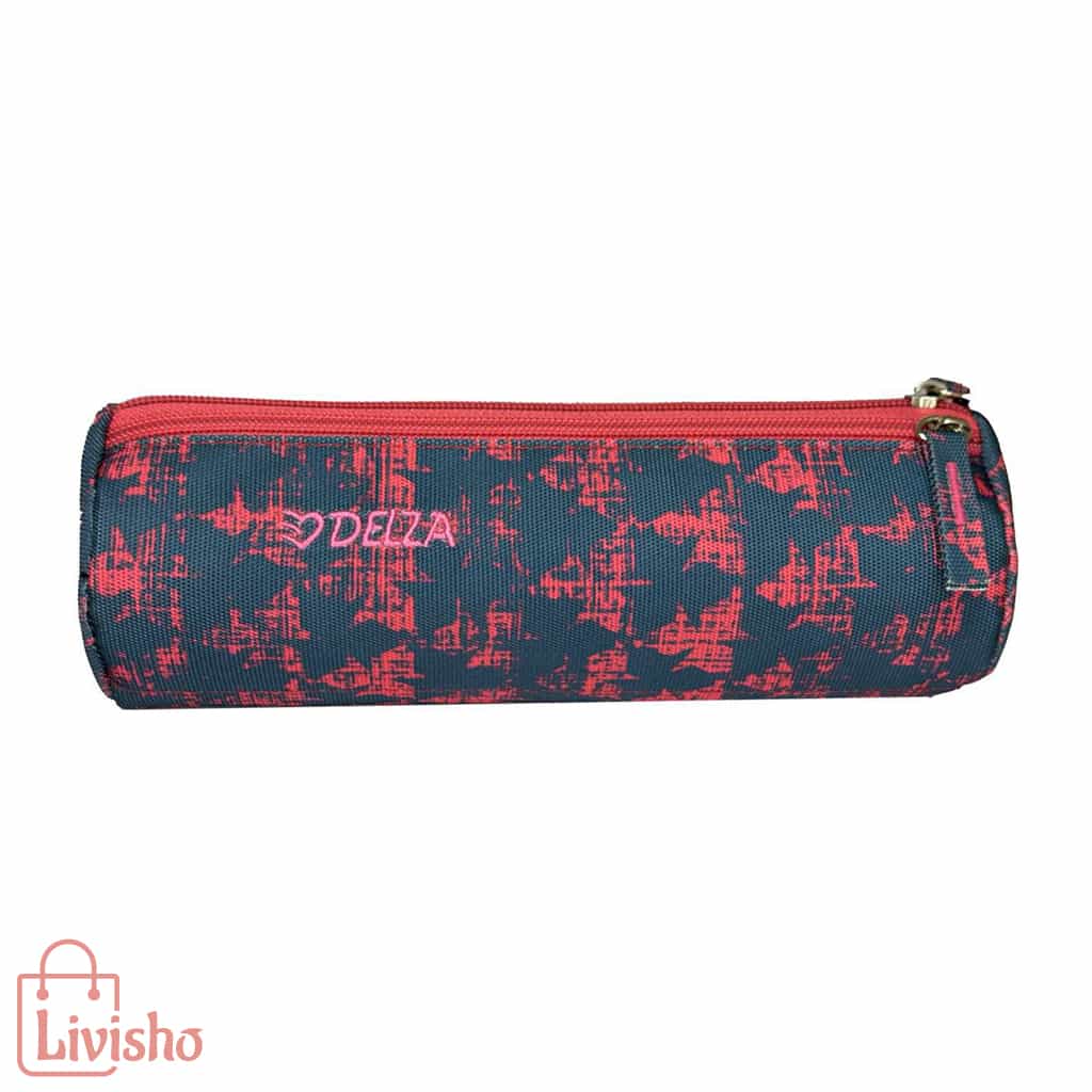 286-min جامدادی سه زیپ گرد برند دلزا مدل Leaf - Image 1