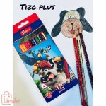 مداد رنگی 12 رنگ تیزو مدل مثلثی دخترانه/پسرانه - Image 4