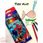 مداد رنگی 12 رنگ تیزو مدل مثلثی دخترانه/پسرانه - Image 6