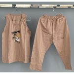 ست تاپ و شلوار برمودا طرح خرسی - Image 7