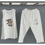 ست تاپ و شلوار برمودا طرح خرسی - Image 5