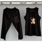 ست تاپ و شلوار برمودا طرح خرسی - Image 4