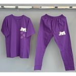 ست تیشرت و شلوار طرح گربه قواره بزرگ - Image 2