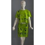 ست کراپ شلوارک طرح عروسک