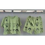 ست کراپ شلوارک طرح عروسک - Image 2