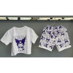 ست کراپ شلوارک طرح کرومی - Image 5