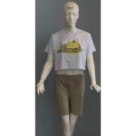 ست کراپ شلوارک میکس - Image 7