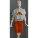 ست کراپ شلوارک میکس - Image 4