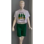 ست کراپ شلوارک میکس